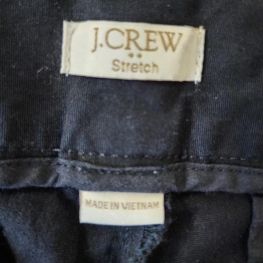 J Crew Women's‎ Shorts Black Frankie Stretch Size 6 Chino